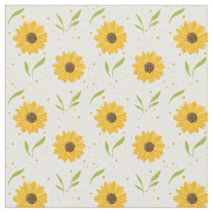 Sonnenblumenmotiv Stoff