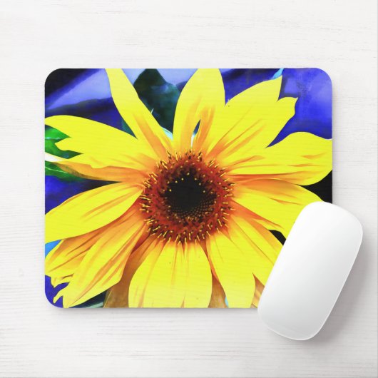 Sonnenblumenmousepad Mousepad (Mit Mouse)