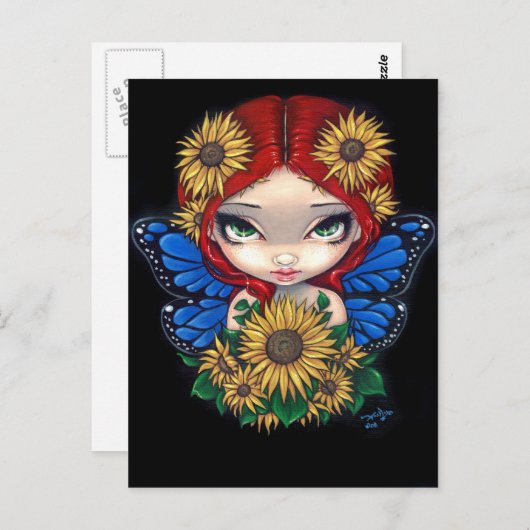 "Sonnenblumenmühle" Postkarte (Vorne/Hinten)