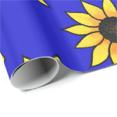 Sonnenblumenmuster 3 geschenkpapier (Rolleneckpunkt)