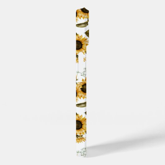 Sonnenblumenmuster Case-Mate iPhone Hülle (Rückseite / Rechts)