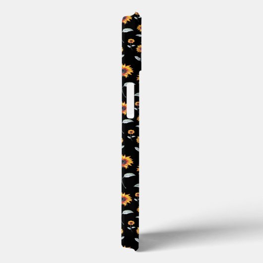 Sonnenblumenmuster Case-Mate iPhone Hülle (Rückseite / Rechts)