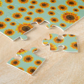 Sonnenblumenmuster, das schwere Schwierigkeiten fo Puzzle (Seite)