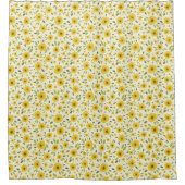 Sonnenblumenmuster Duschvorhang (Vorderseite)