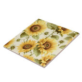 Sonnenblumenmuster Fliese (Seite)