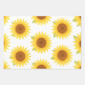 Sonnenblumenmuster Geschenkpapier Set (Vorderseite 3)