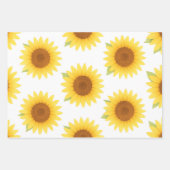 Sonnenblumenmuster Geschenkpapier Set (Vorderseite 2)