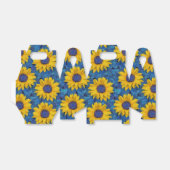 Sonnenblumenmuster Geschenkschachtel (Ungefaltet)