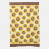 Sonnenblumenmuster Geschirrtuch (Vertikal)