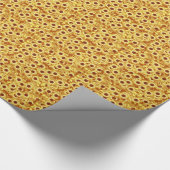 Sonnenblumenmuster - Gold, Gelb und Braun Geschenkpapier (Ecke)