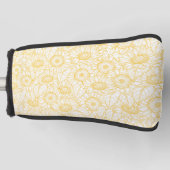 Sonnenblumenmuster Golf Headcover (Vorderseite)
