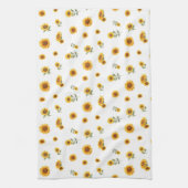 Sonnenblumenmuster Grosse Küchentücher (Vertikal)