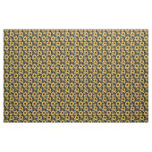 Sonnenblumenmuster im Gingham-Stil Stoff (Yard (91,4 cm))