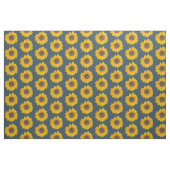 Sonnenblumenmuster in aquamariner Form Stoff (Fat Quarter (45,7 x 55,9 cm))