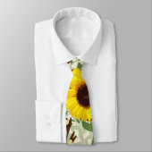 Sonnenblumenmuster Krawatte (Gebunden)
