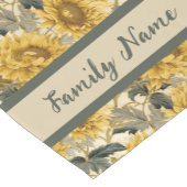 Sonnenblumenmuster Kurzer Tischläufer (Ecke)