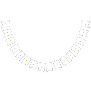 Sonnenblumenmuster Lebhaftes Sommerblumendesign Wimpelkette