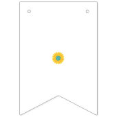 Sonnenblumenmuster | Lebhaftes Sommerblumendesign Wimpelkette (Erste Fahne)