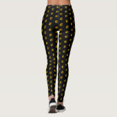Sonnenblumenmuster Leggings (Rückseite)