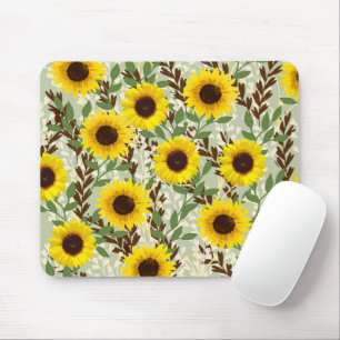 Sonnenblumenmuster Mousepad