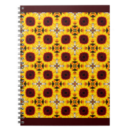 Sonnenblumenmuster-Notebook Notizblock