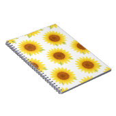 Sonnenblumenmuster Notizblock (Rechte Seite)