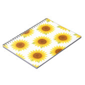 Sonnenblumenmuster Notizblock (Linke Seite)