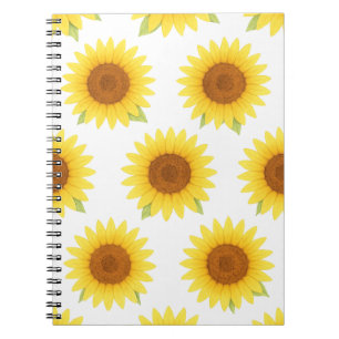 Sonnenblumenmuster Notizblock