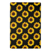 Sonnenblumenmuster Print Mini-Zwischenablage Mini Klemmbrett (Rückseite)