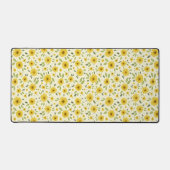 Sonnenblumenmuster Schreibtischunterlage (Vorderseite)