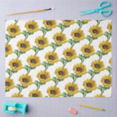 Sonnenblumenmuster Seidenpapier (Basteln)