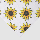 Sonnenblumenmuster Seidenpapier (Ausschnitt)