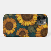 Sonnenblumenmuster – Sommerliche Blüten Case-Mate iPhone Hülle (Rückseite (Horizontal))