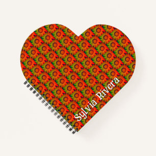 "Sonnenblumenmuster" SpiralNotebook Notizblock