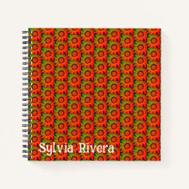"Sonnenblumenmuster" SpiralNotebook Notizblock