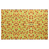Sonnenblumenmuster Stoff (Yard (91,4 cm))