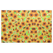 Sonnenblumenmuster Stoff (Fat Quarter (45,7 x 55,9 cm))