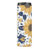 Sonnenblumenmuster Thermosbecher (Rückseite)