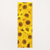 Sonnenblumenmuster Yogamatte (Vorderseite)
