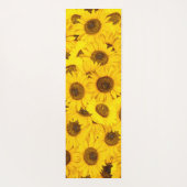 Sonnenblumenmuster Yogamatte (Rückseite)