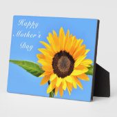 Sonnenblumenmutter-Tageskarte Fotoplatte (Seite)