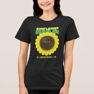 Sonnenblumennägel: Warum nicht? Tri-Blend Shirt
