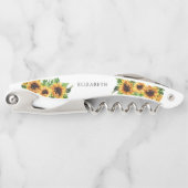 Sonnenblumenname Waiter's Corkschraube Kellnermesser (Vorderseite)