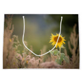 Sonnenblumennatur-Foto Große Geschenktüte (Vorderseite)