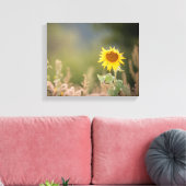 Sonnenblumennatur-Foto Leinwanddruck (Insitu (Wohnzimmer))