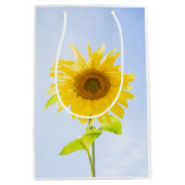 Sonnenblumennatur-Foto Mittlere Geschenktüte (Vorderseite)