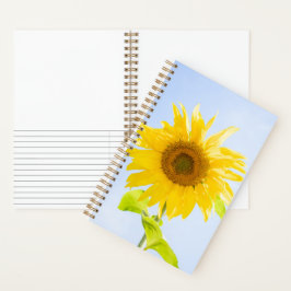 Sonnenblumennatur-Foto Notizblock