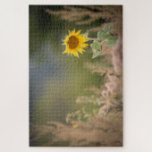 Sonnenblumennatur-Foto Puzzle (Vertikal)