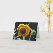 Sonnenblumennotecard Karte (Gelbe Blume)