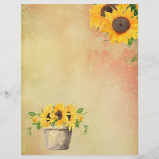 Sonnenblumenpapier